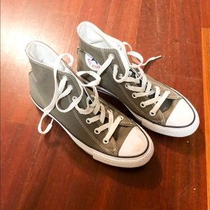 Grey Hightop Converse